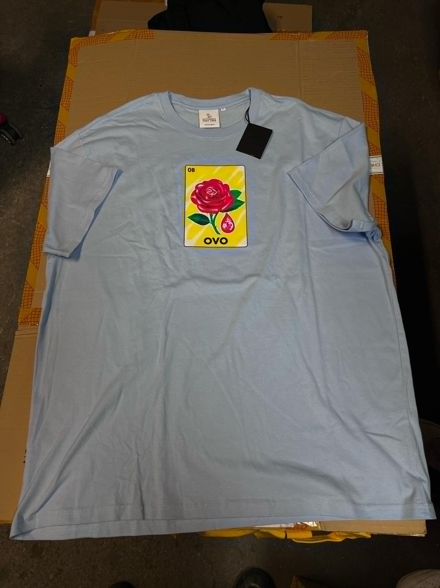 Rose Baby Blue Short Sleeve