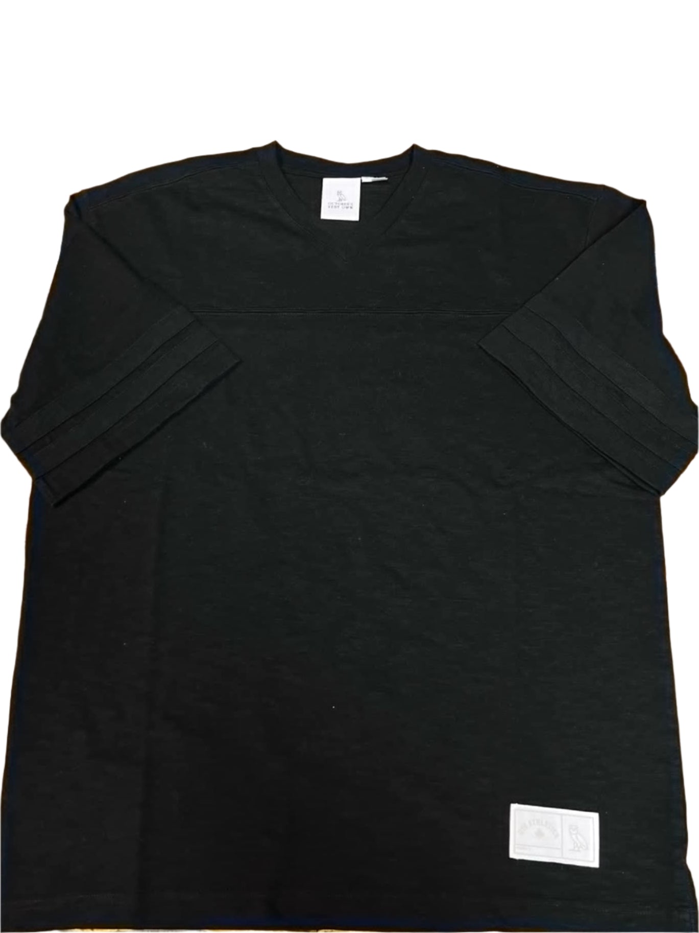 Black Corner Patch Short Sleeve