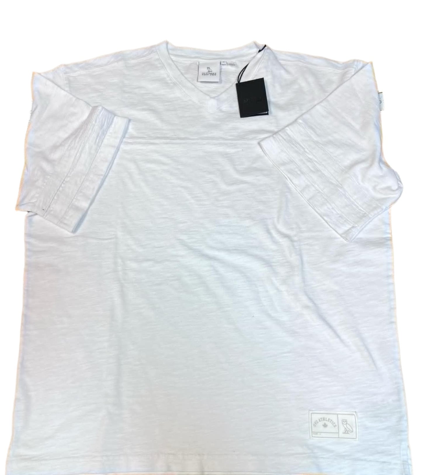 White Corner Patch Short Sleeve