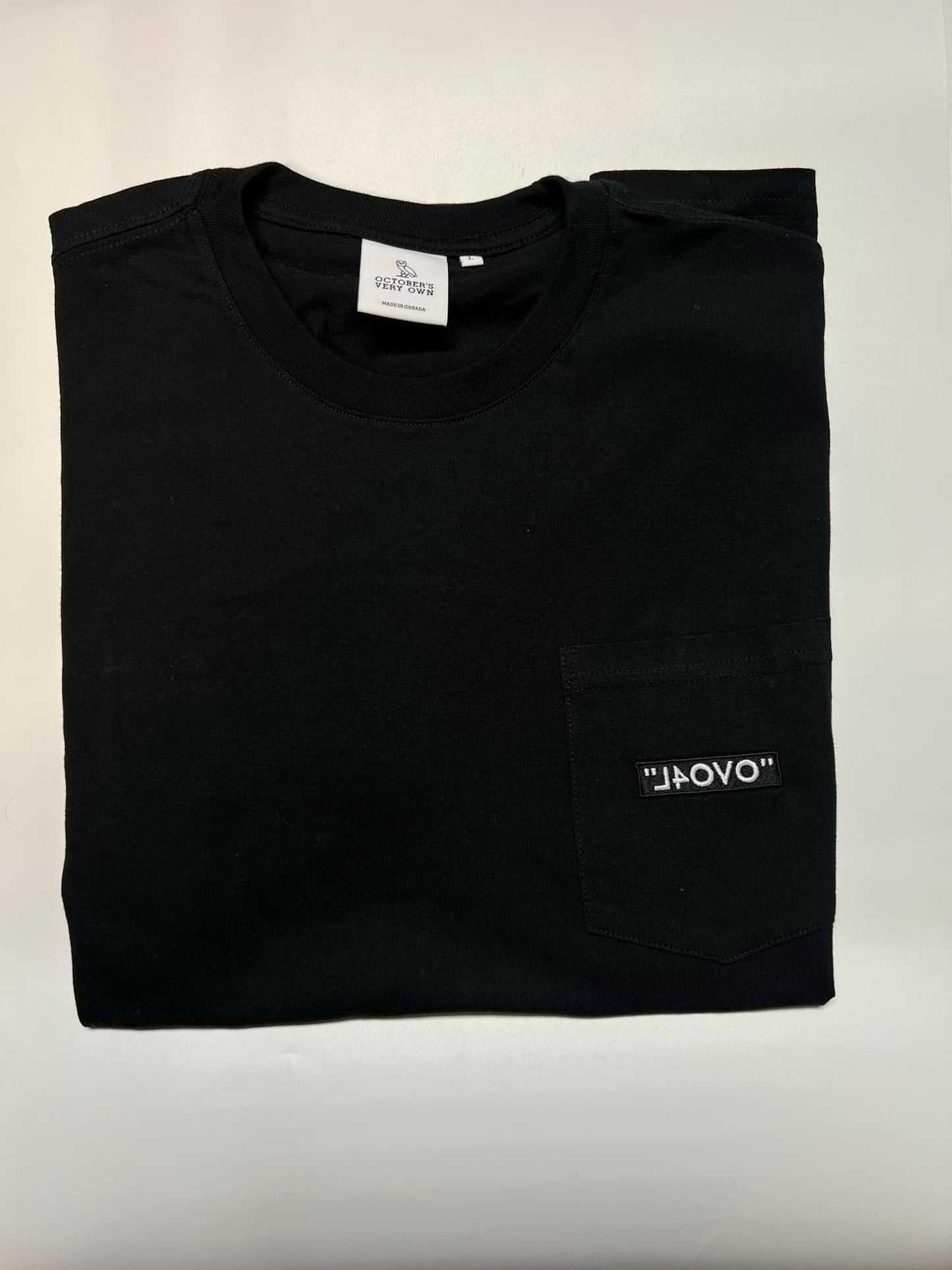 OVO4L Black Chest Pocket Short Sleeve